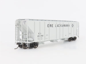 HO Scale ExactRail Platinum EP-80174-5 EL Erie Lackawanna 3-Bay Hopper #20062