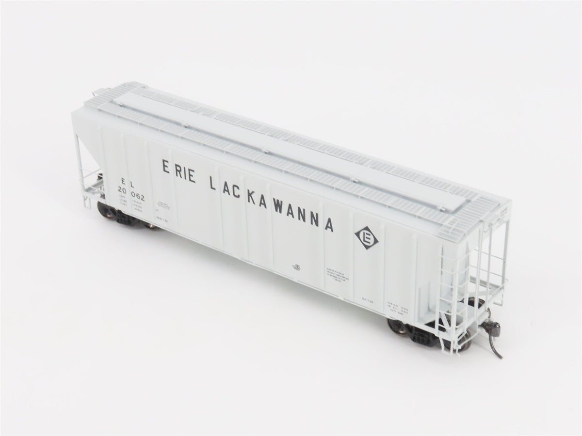HO Scale ExactRail Platinum EP-80174-5 EL Erie Lackawanna 3-Bay Hopper #20062