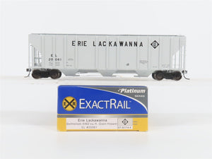HO Scale ExactRail Platinum EP-80174-4 EL Erie Lackawanna 3-Bay Hopper #20061