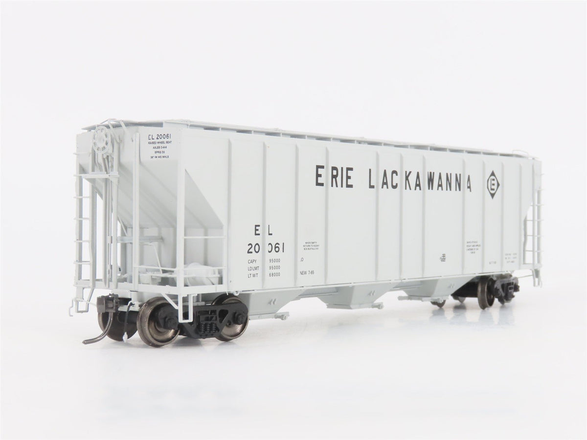 HO Scale ExactRail Platinum EP-80174-4 EL Erie Lackawanna 3-Bay Hopper #20061
