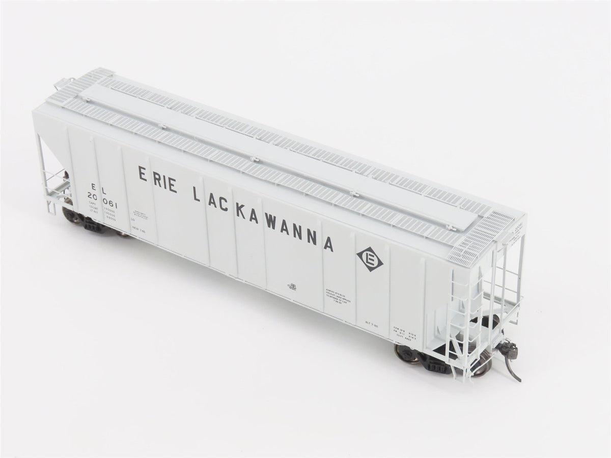 HO Scale ExactRail Platinum EP-80174-4 EL Erie Lackawanna 3-Bay Hopper #20061