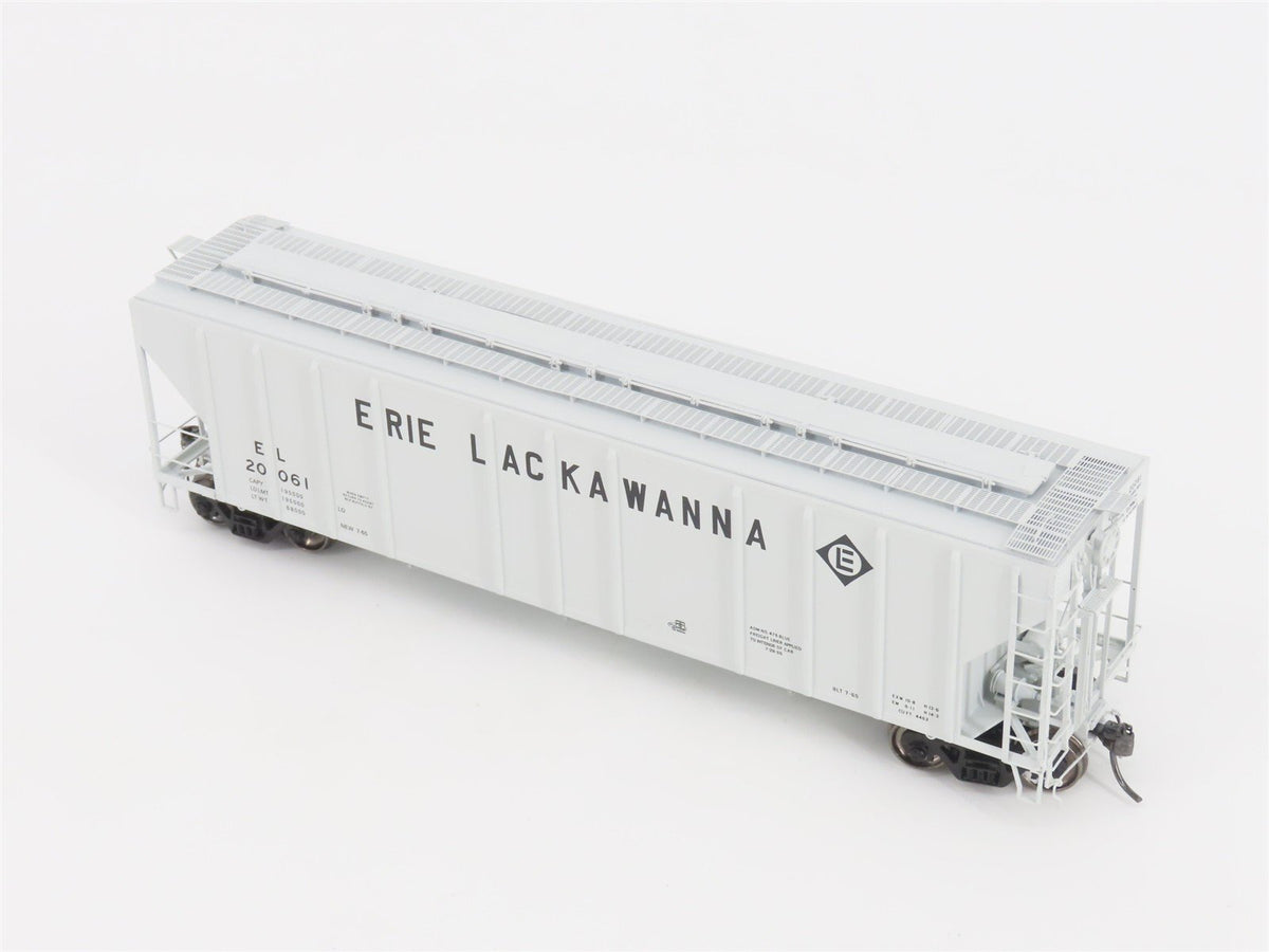 HO Scale ExactRail Platinum EP-80174-4 EL Erie Lackawanna 3-Bay Hopper #20061