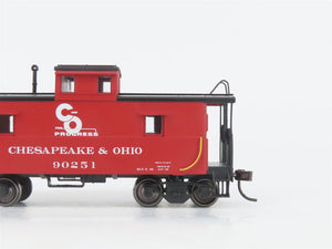 HO Scale Atlas Trainman 20003012 C&O Chesapeake & Ohio Cupola Caboose #90251