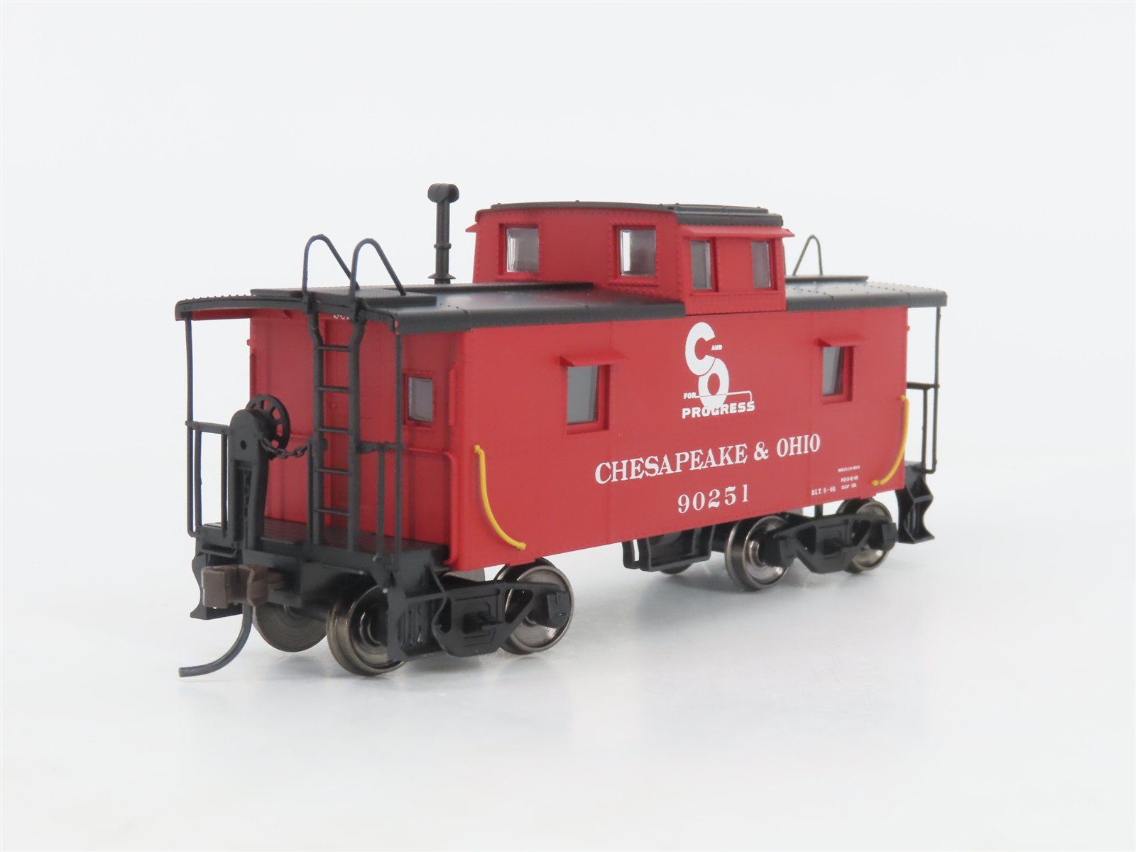 HO Scale Atlas Trainman 20003012 C&O Chesapeake & Ohio Cupola Caboose #90251
