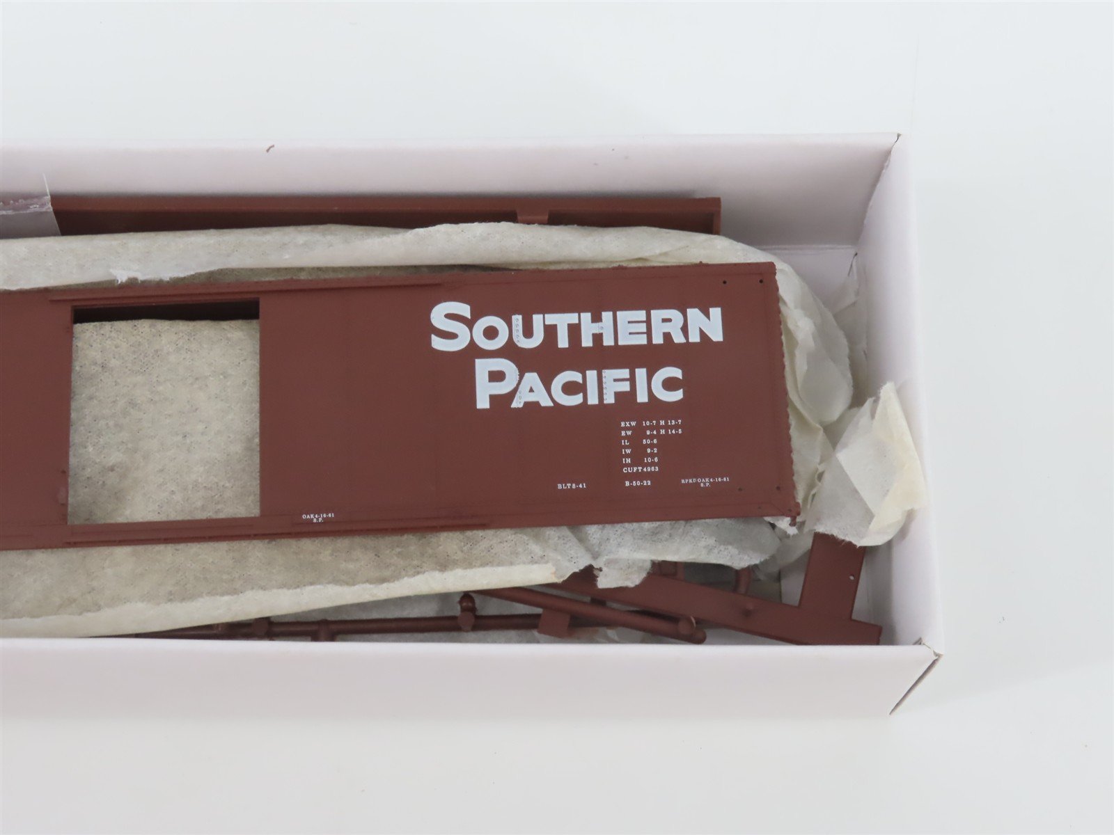 LOT of 3 HO Scale Life-Like Proto 2000 Kits SP Southern Pacific 50' Box Cars