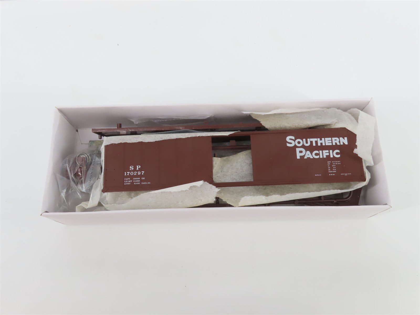 LOT of 3 HO Scale Life-Like Proto 2000 Kits SP Southern Pacific 50' Box Cars