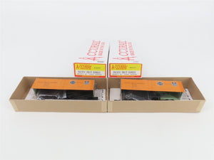 LOT of 2 HO Scale Accurail Kits PFE Pacific Fruit Express 40' Steel Reefers