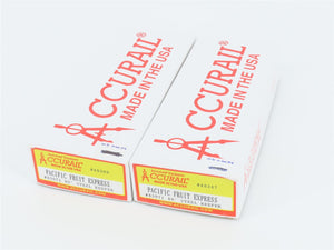 LOT of 2 HO Scale Accurail Kits PFE Pacific Fruit Express 40' Steel Reefers
