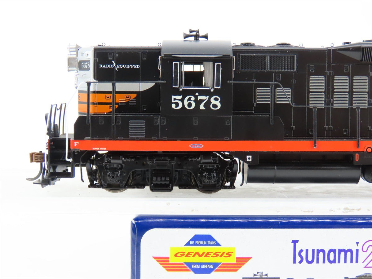 HO Athearn Genesis ATHG64238 SP &quot;Black Widow&quot; GP9 Diesel #5678 w/ DCC &amp; Sound
