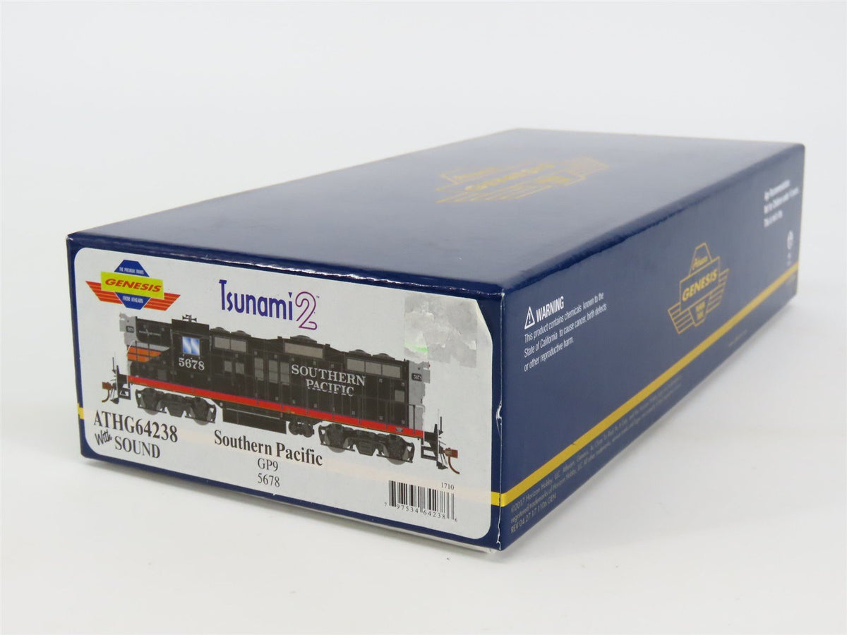 HO Athearn Genesis ATHG64238 SP &quot;Black Widow&quot; GP9 Diesel #5678 w/ DCC &amp; Sound
