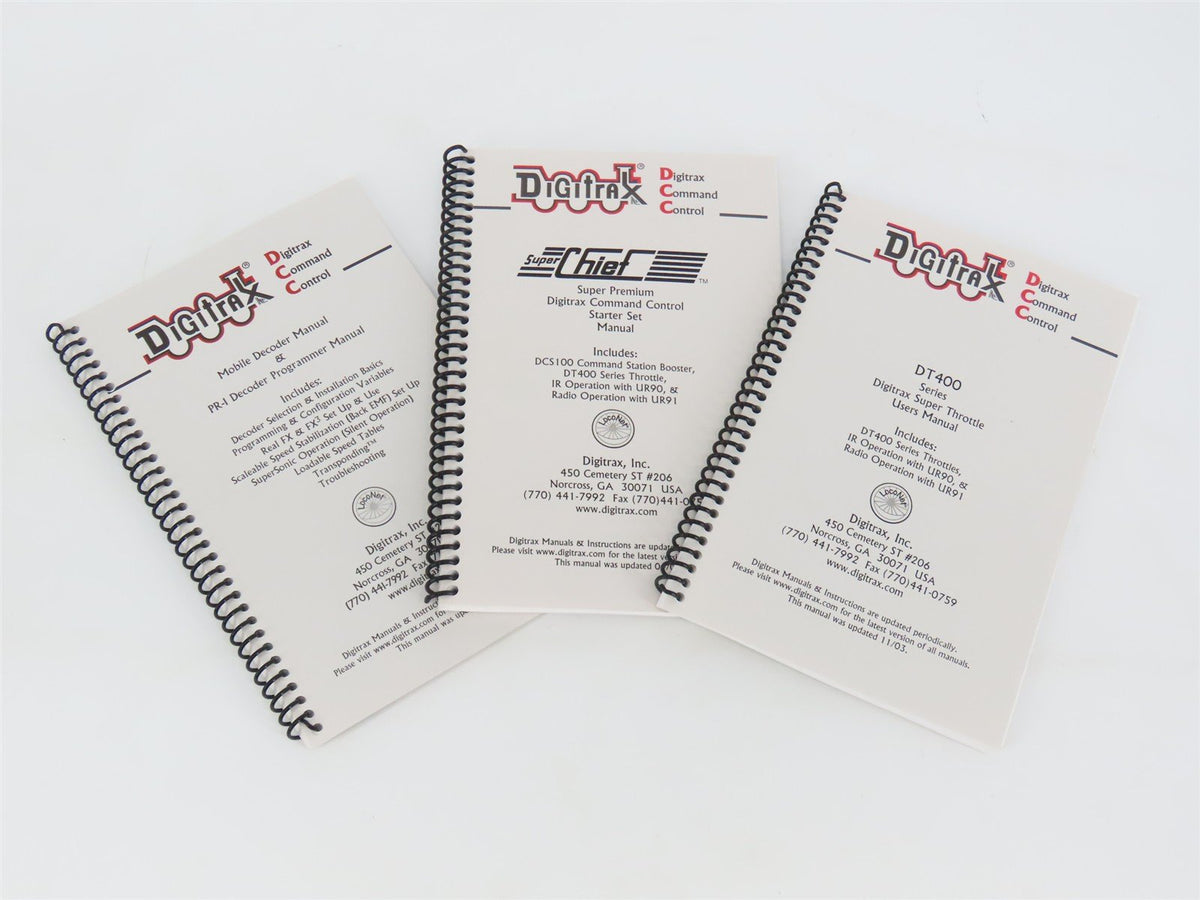 Digitrax Super Chief Radio Equipped DCC Starter Set