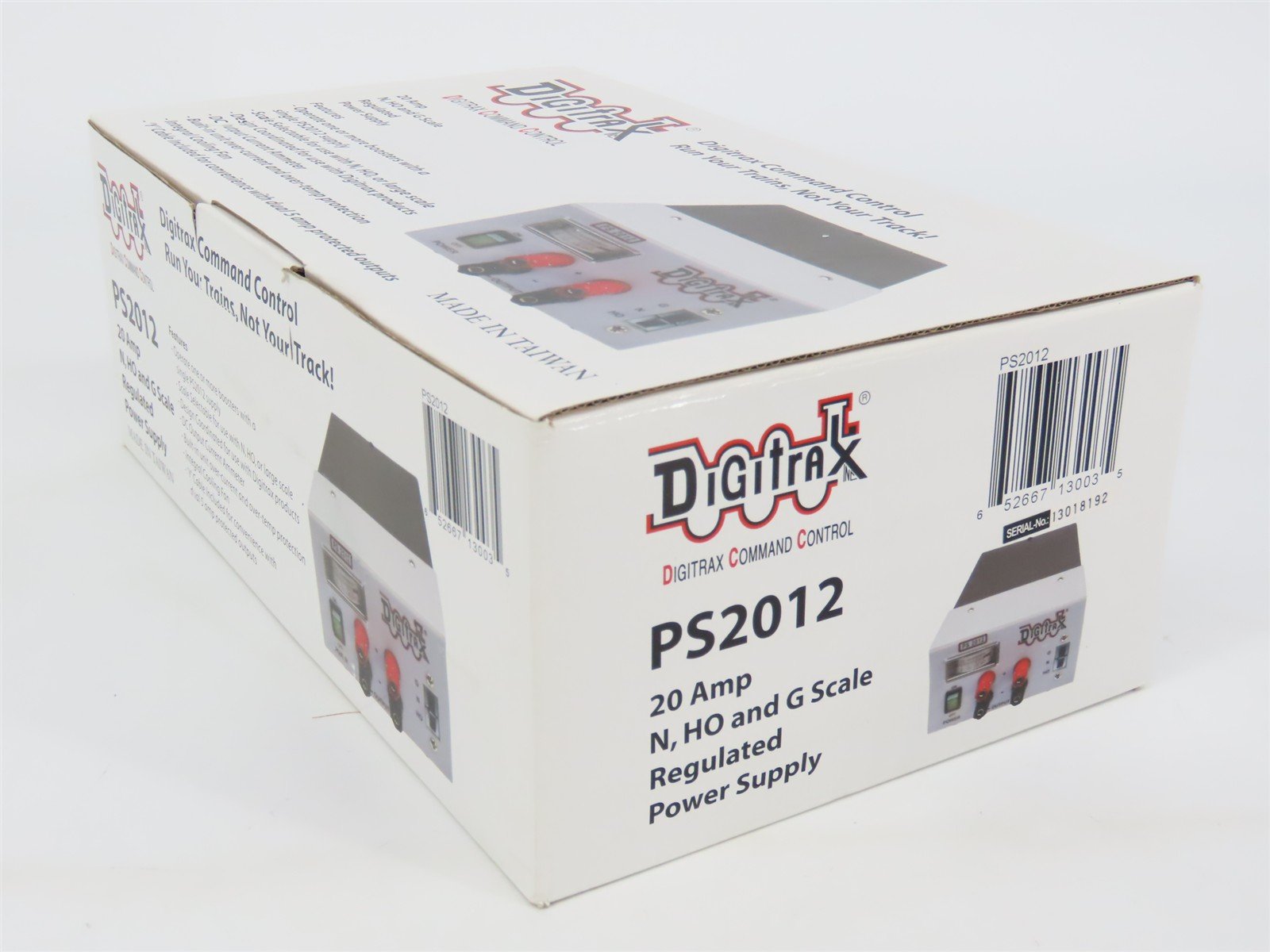 Digitrax PS2012 Regulated 20 Amp DC Power Supply for N, HO & G Scale