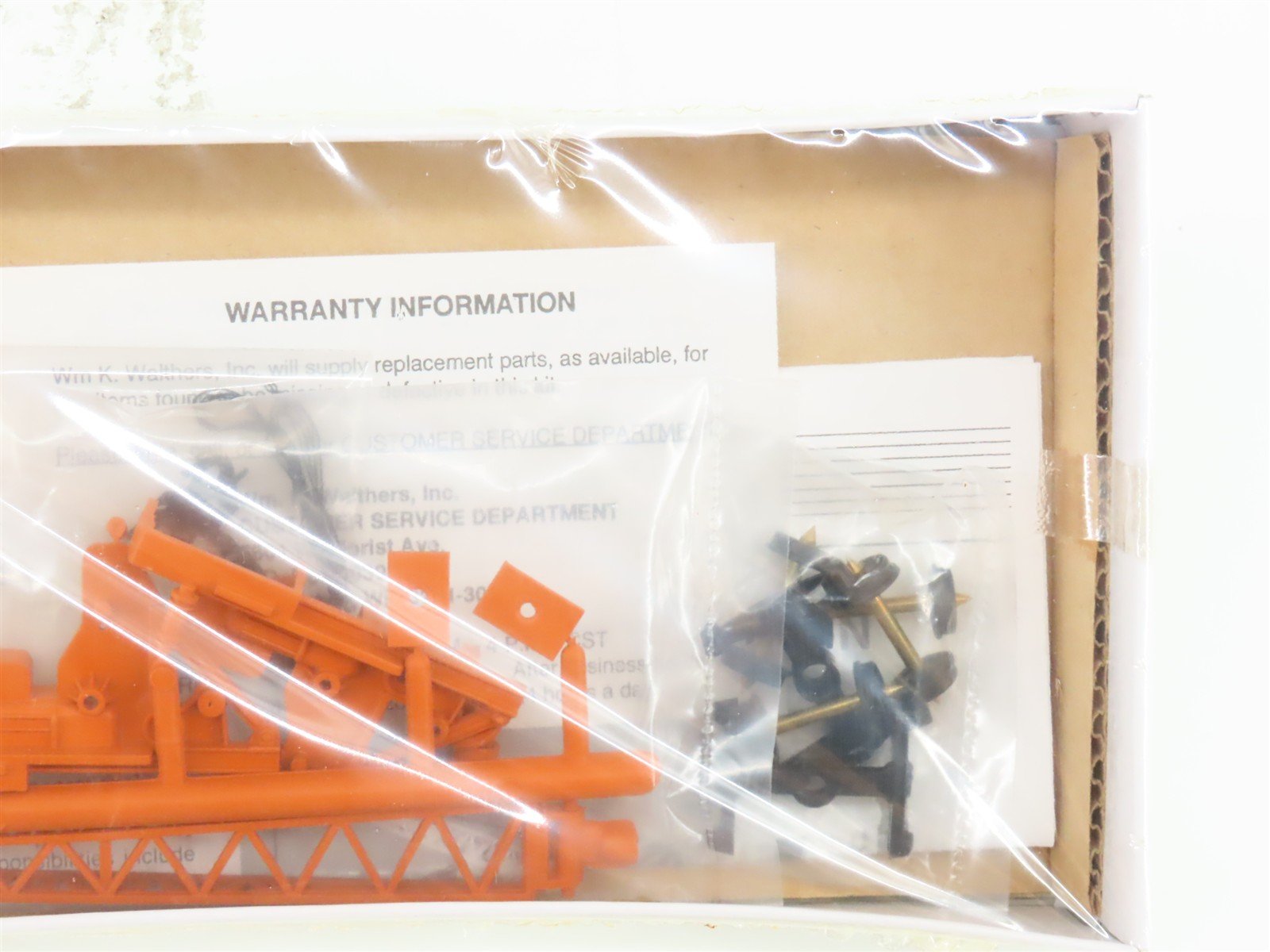 HO Scale Walthers Kit 932-5610 Vulcan Steel 25 Ton Crane #15 - Sealed