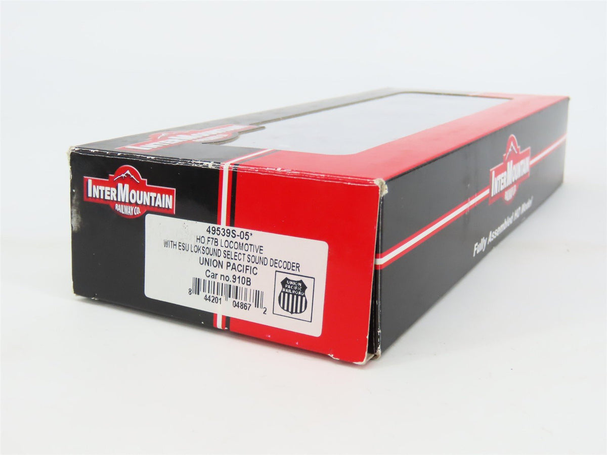 HO InterMountain 49539S-05 UP Union Pacific EMD F7B Diesel #910B w/ DCC &amp; Sound