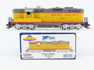 HO Athearn Genesis G62909 UP Union Pacific GP9 Ph. I Diesel #203 w/ DCC & Sound