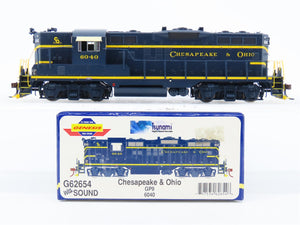 HO Athearn Genesis G62654 C&O Chesapeake & Ohio GP9 Diesel #6040 w/ DCC & Sound