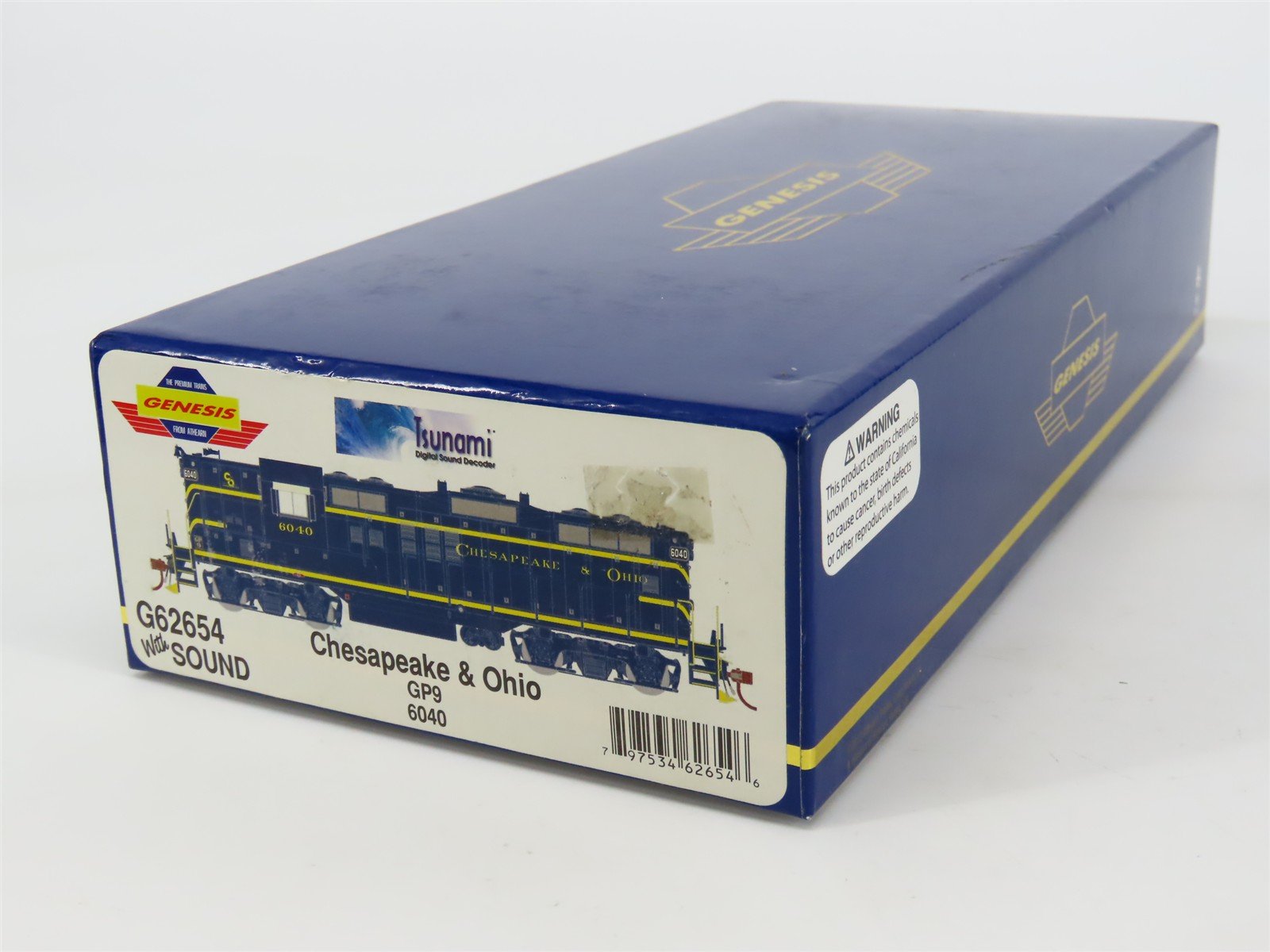 HO Athearn Genesis G62654 C&O Chesapeake & Ohio GP9 Diesel #6040 w/ DCC & Sound