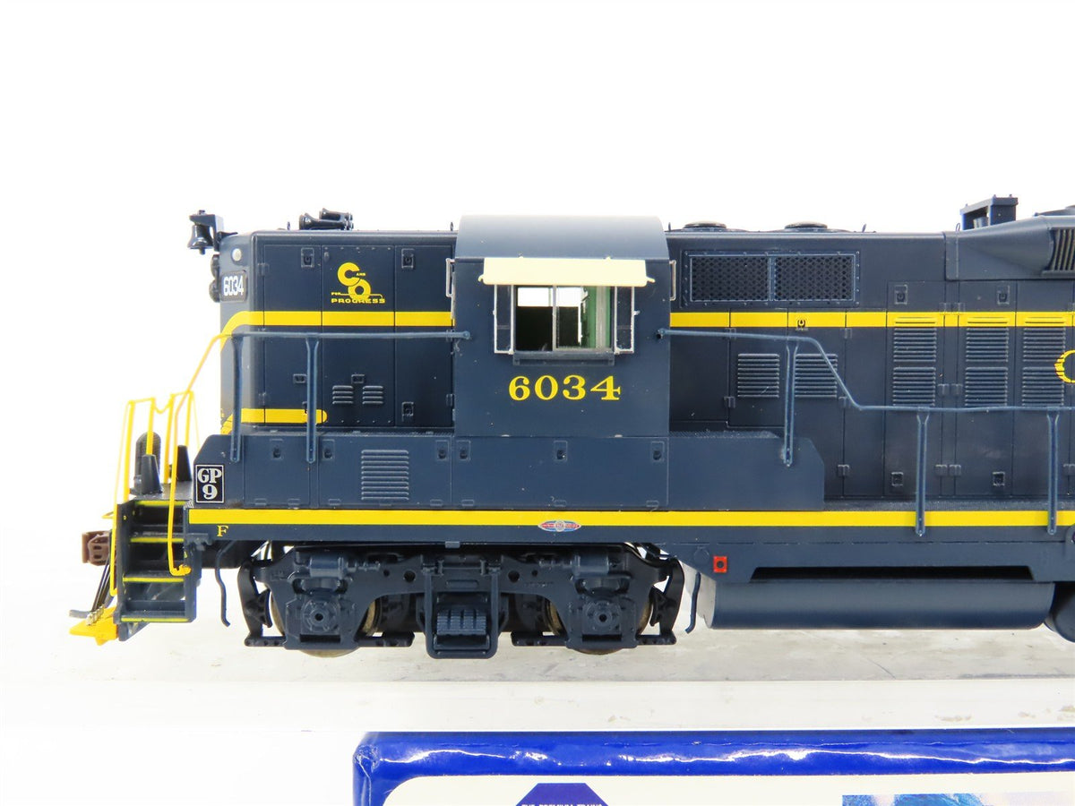 HO Athearn Genesis G62653 C&amp;O Chesapeake &amp; Ohio GP9 Diesel #6034 w/ DCC &amp; Sound