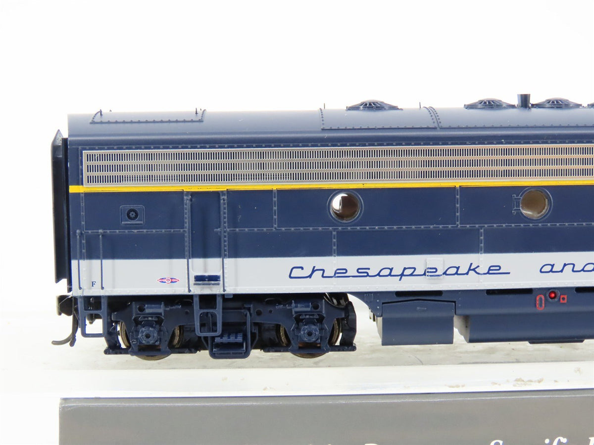 HO Walthers Proto C&amp;O Chesapeake &amp; Ohio EMD F7B Diesel #8506 w/ DCC &amp; Sound