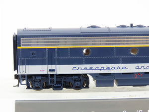 HO Walthers Proto C&O Chesapeake & Ohio EMD F7B Diesel #8506 w/ DCC & Sound