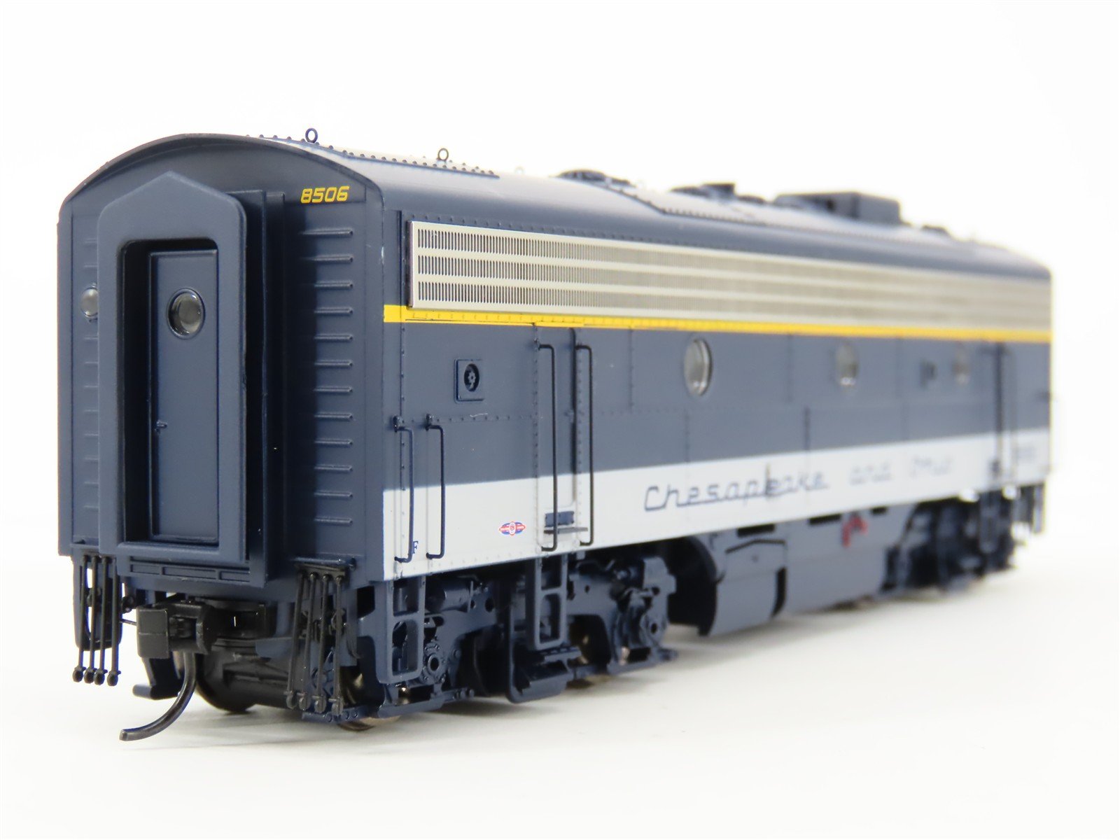 HO Walthers Proto C&O Chesapeake & Ohio EMD F7B Diesel #8506 w/ DCC & Sound