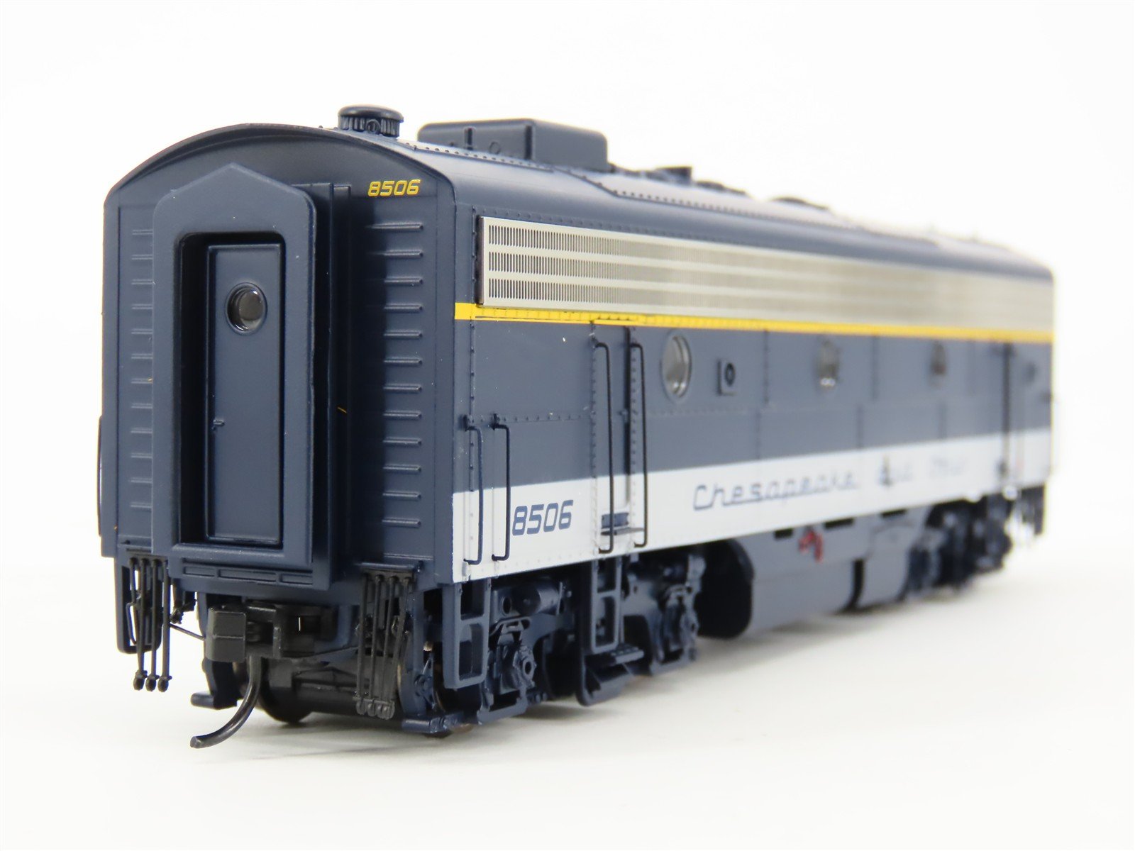 HO Walthers Proto C&O Chesapeake & Ohio EMD F7B Diesel #8506 w/ DCC & Sound