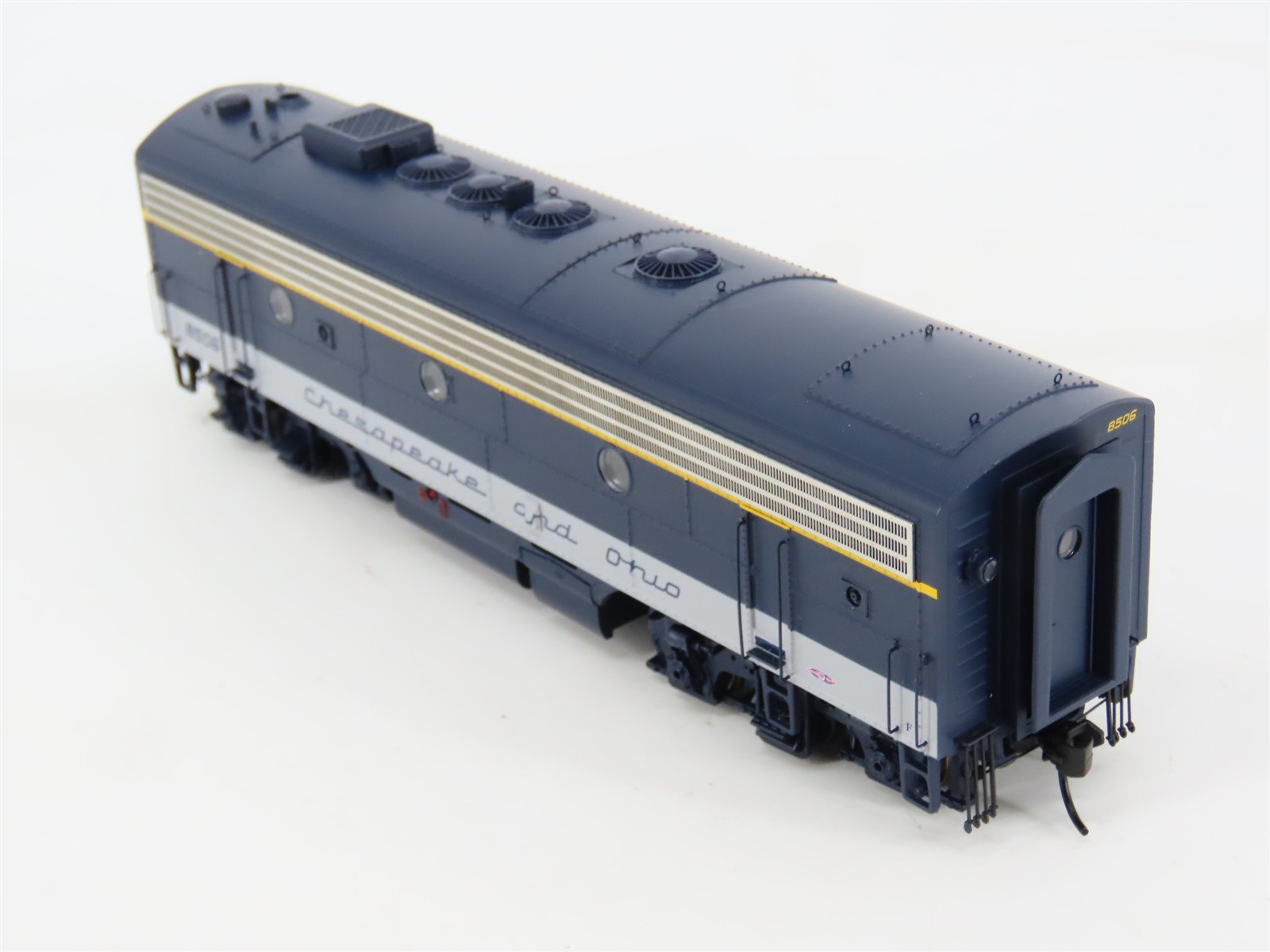 HO Walthers Proto C&O Chesapeake & Ohio EMD F7B Diesel #8506 w/ DCC & Sound