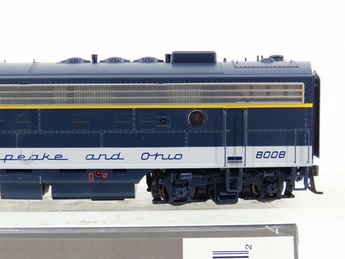 HO Walthers Proto 920-42548 C&amp;O Chesapeake &amp; Ohio FP7 Diesel #8008 w/DCC &amp; Sound