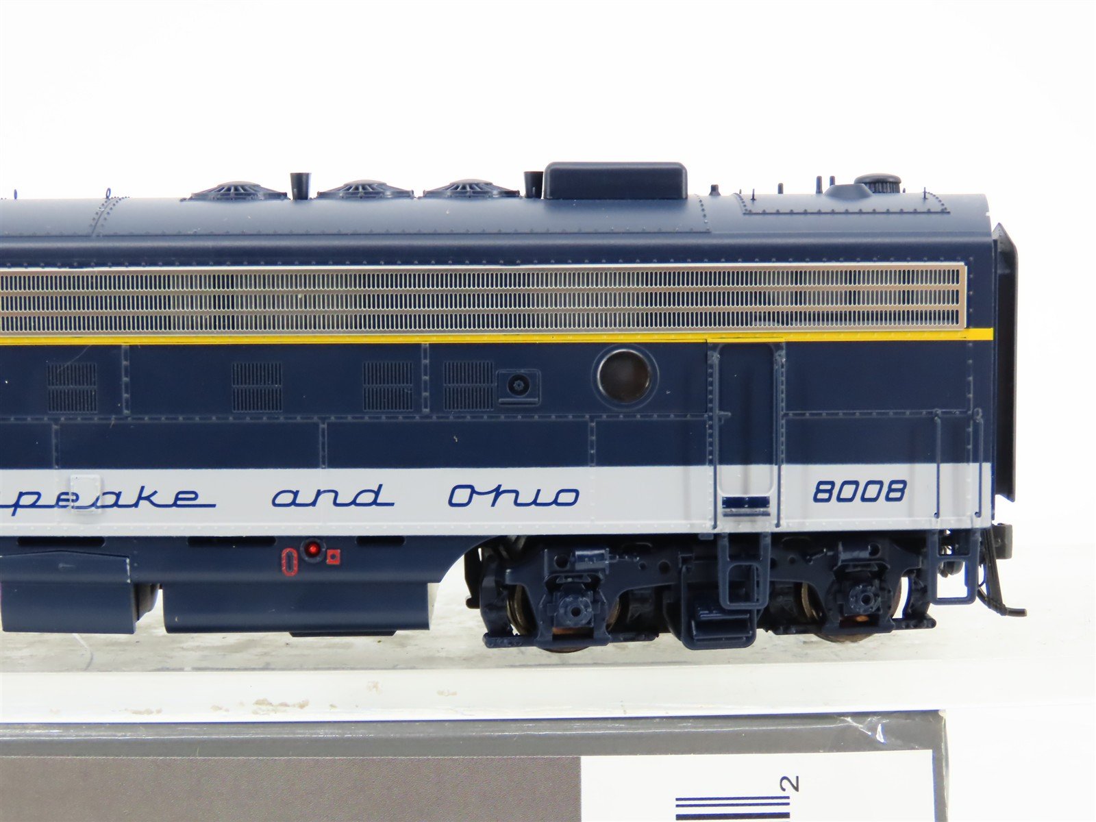 HO Walthers Proto 920-42548 C&O Chesapeake & Ohio FP7 Diesel #8008 w/DCC & Sound