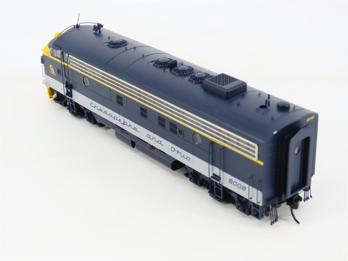 HO Walthers Proto 920-42548 C&amp;O Chesapeake &amp; Ohio FP7 Diesel #8008 w/DCC &amp; Sound