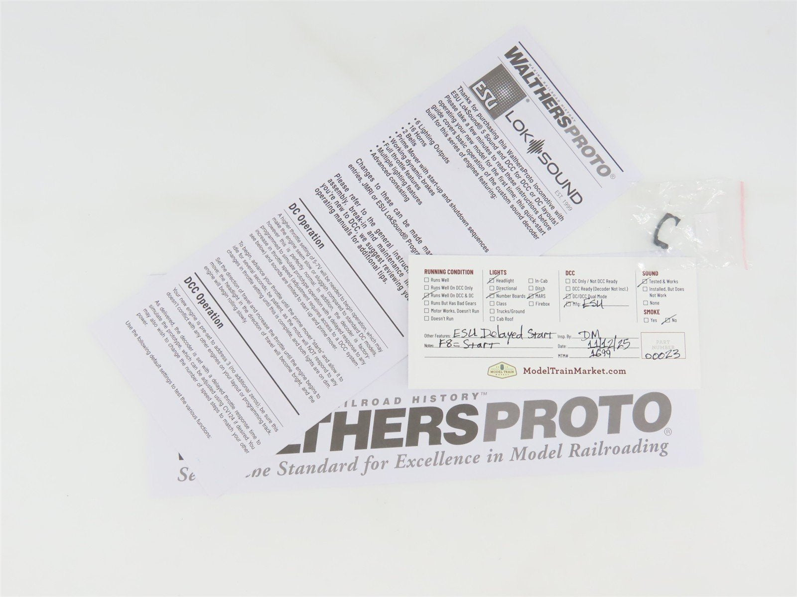 HO Walthers Proto 920-42548 C&O Chesapeake & Ohio FP7 Diesel #8008 w/DCC & Sound