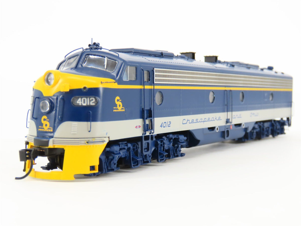 HO Walthers Proto 920-42362 C&amp;O Chesapeake &amp; Ohio E8A Diesel #4012 w/DCC &amp; Sound