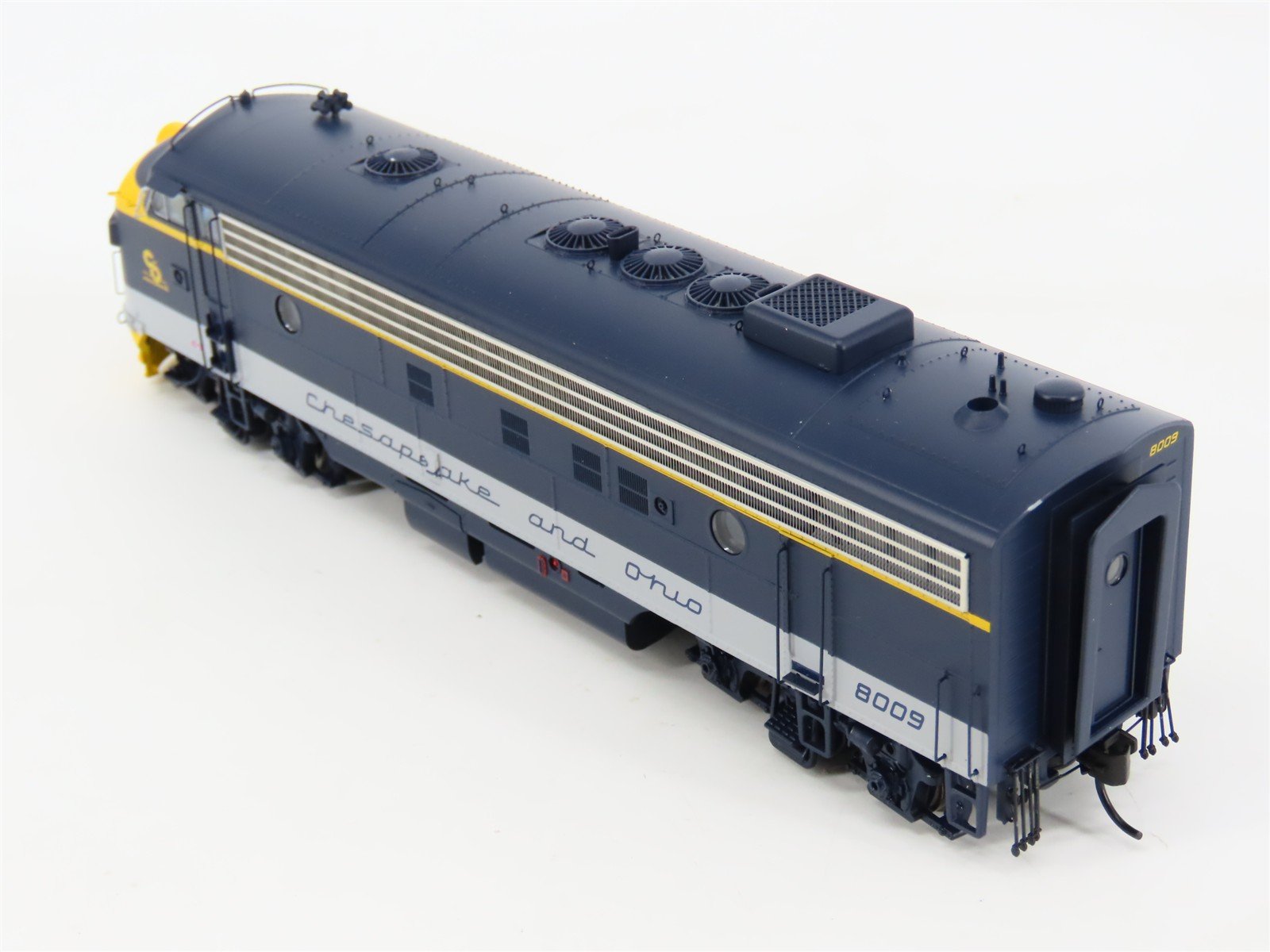 HO Walthers Proto C&O Chesapeake & Ohio EMD FP7 Diesel #8009 w/DCC & Sound