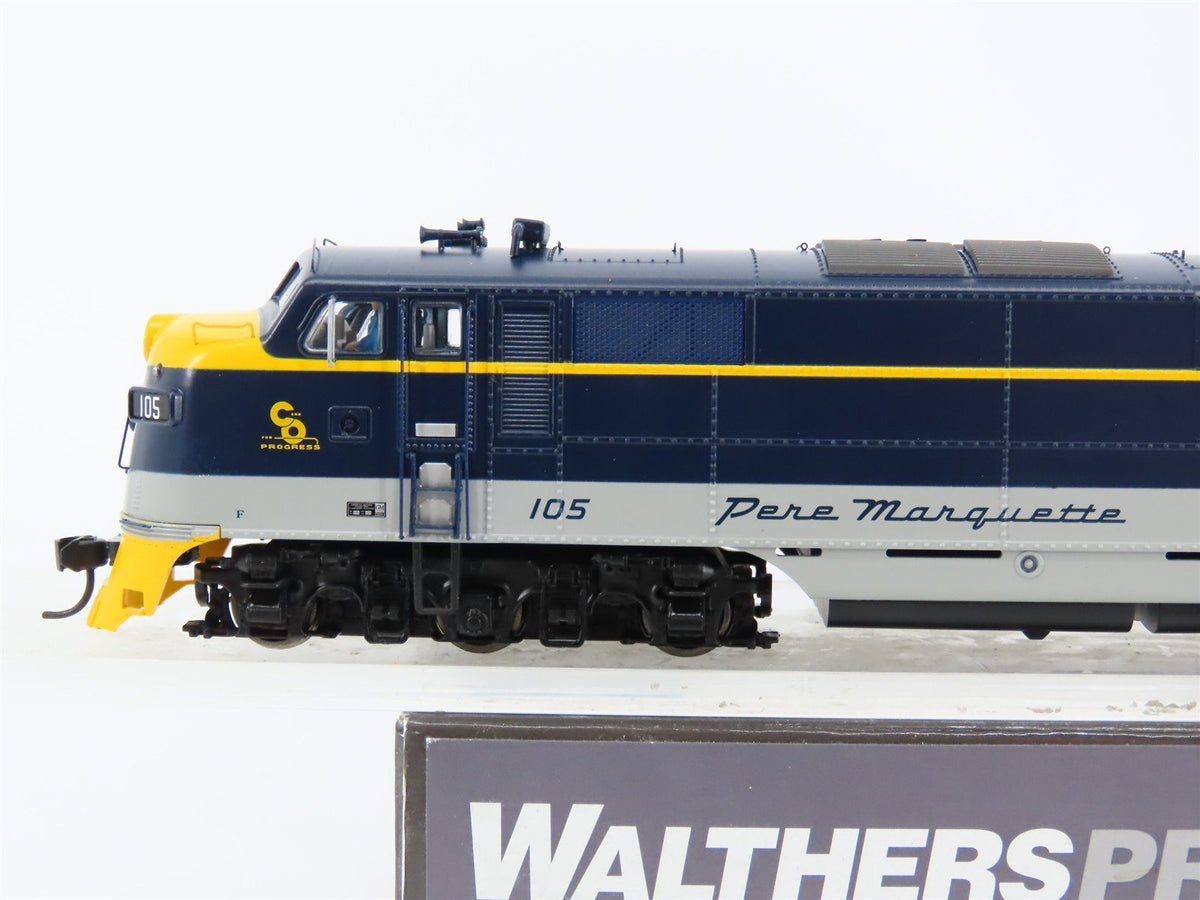 HO Walthers Proto 920-47998 C&amp;O &quot;Pere Marquette&quot; E7A Diesel #105 - DCC Ready