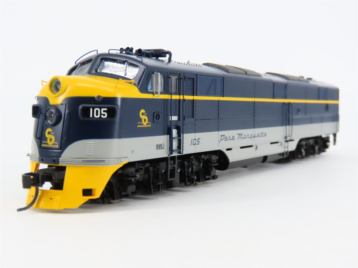 HO Walthers Proto 920-47998 C&amp;O &quot;Pere Marquette&quot; E7A Diesel #105 - DCC Ready