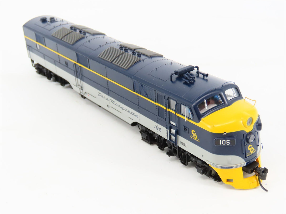 HO Walthers Proto 920-47998 C&amp;O &quot;Pere Marquette&quot; E7A Diesel #105 - DCC Ready