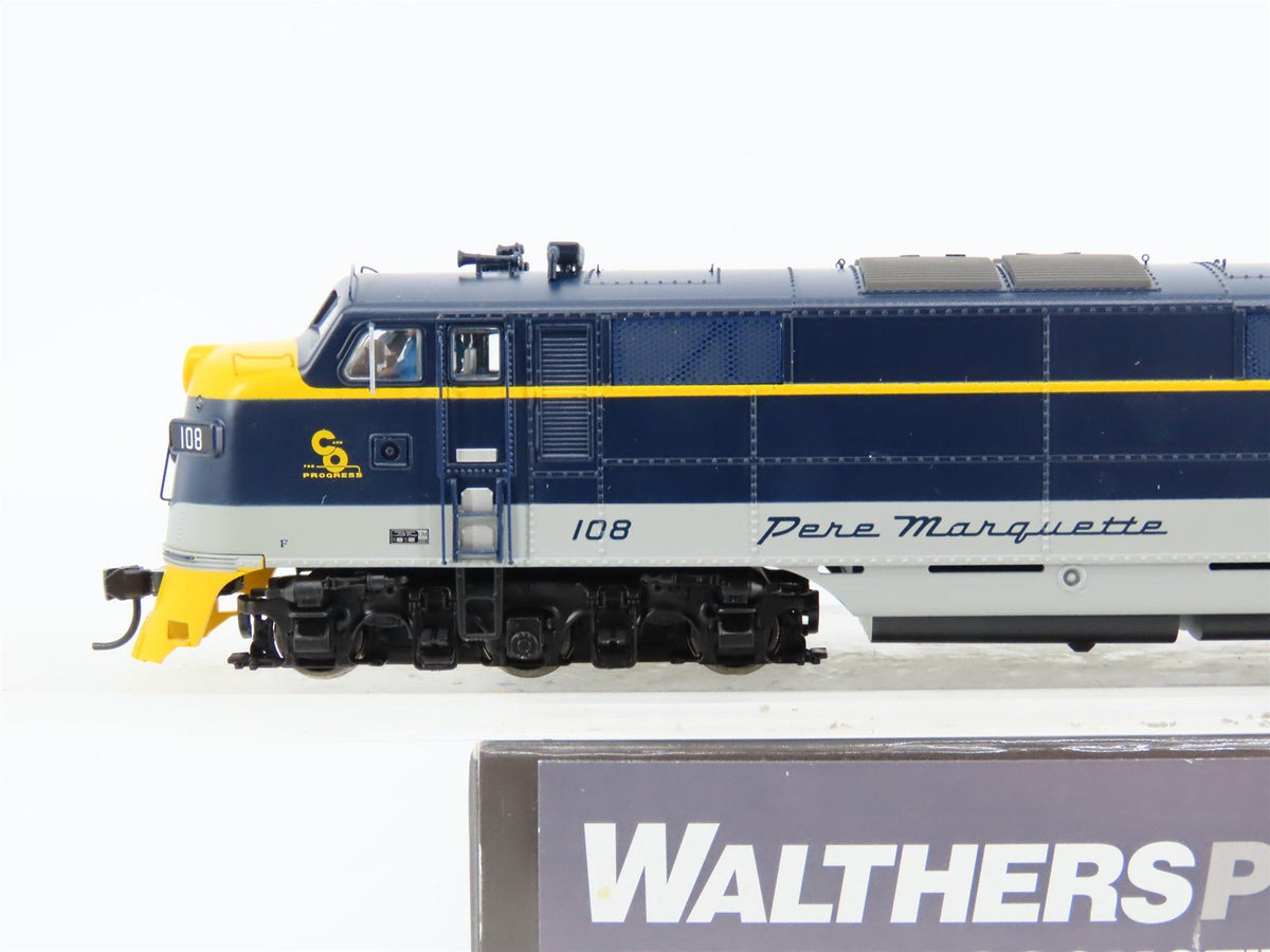 HO Walthers Proto 920-40998 C&amp;O &quot;Pere Marquette&quot; E7A Diesel #108 w/ DCC &amp; Sound