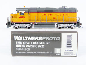 HO Walthers Proto 920-41866 UP Union Pacific EMD GP30 Diesel #722 w/ DCC & Sound