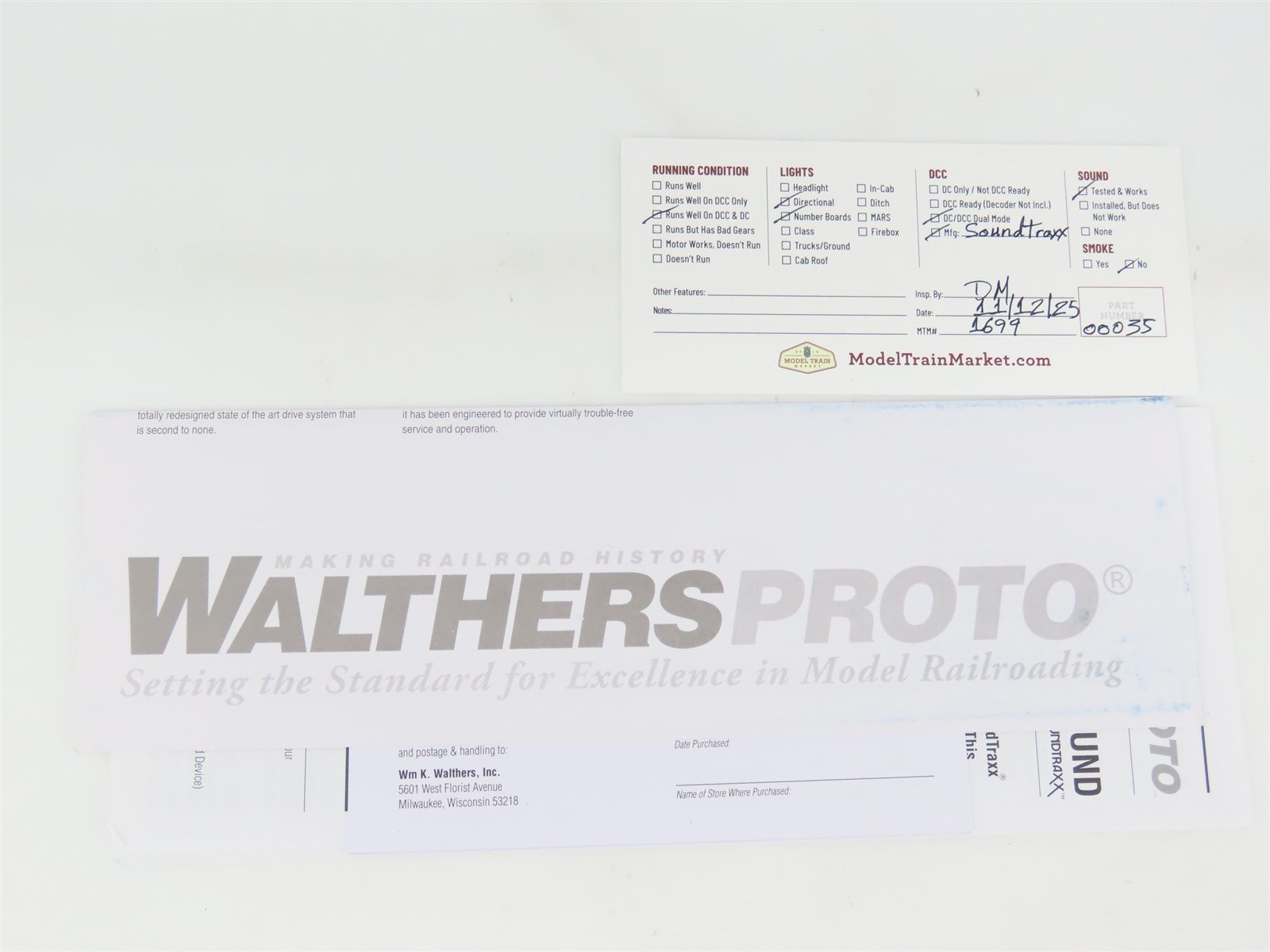 HO Walthers Proto 920-42154 C&O EMD GP35 Ph. II Diesel #3583 w/ DCC & Sound