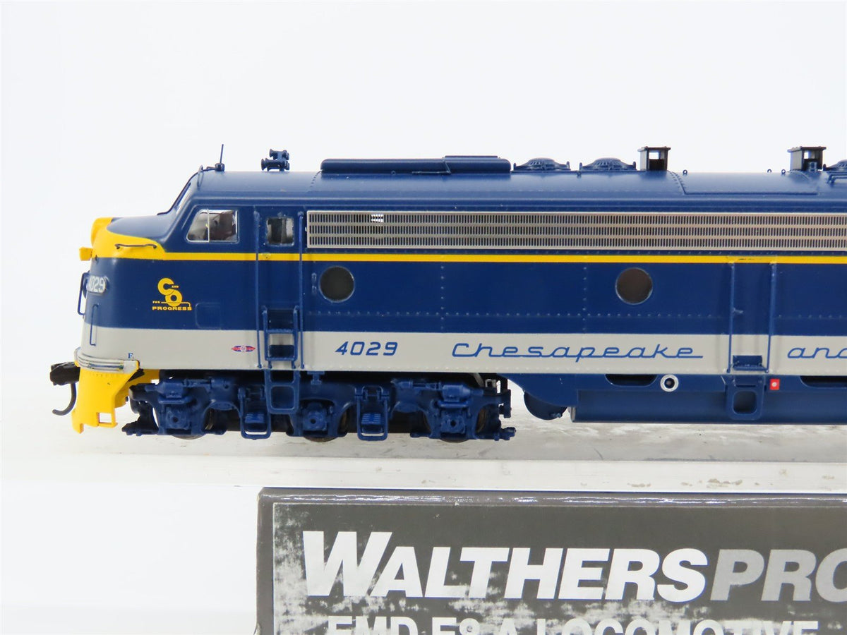 HO Walthers Proto 920-42363 C&amp;O Chesapeake &amp; Ohio E8A Diesel #4029 w/DCC &amp; Sound