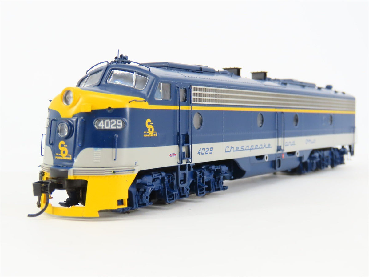 HO Walthers Proto 920-42363 C&amp;O Chesapeake &amp; Ohio E8A Diesel #4029 w/DCC &amp; Sound