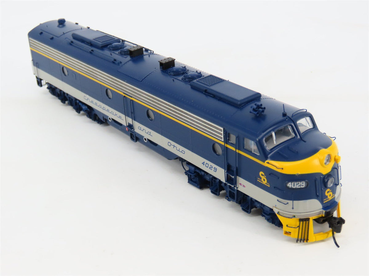 HO Walthers Proto 920-42363 C&amp;O Chesapeake &amp; Ohio E8A Diesel #4029 w/DCC &amp; Sound