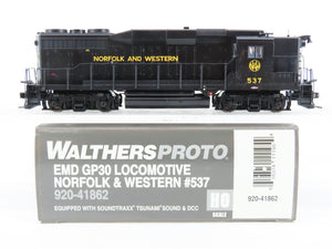 HO Walthers Proto 920-41862 N&W Norfolk & Western GP30 Diesel #537 w/DCC & Sound