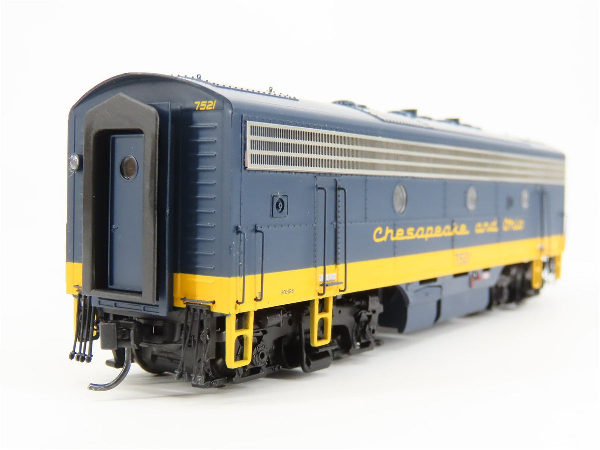 HO Walthers Proto 920-40912 C&amp;O Chesapeake &amp; Ohio F7A/B Diesel Set w/DCC &amp; Sound