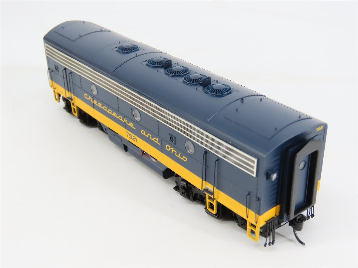 HO Walthers Proto 920-40912 C&amp;O Chesapeake &amp; Ohio F7A/B Diesel Set w/DCC &amp; Sound