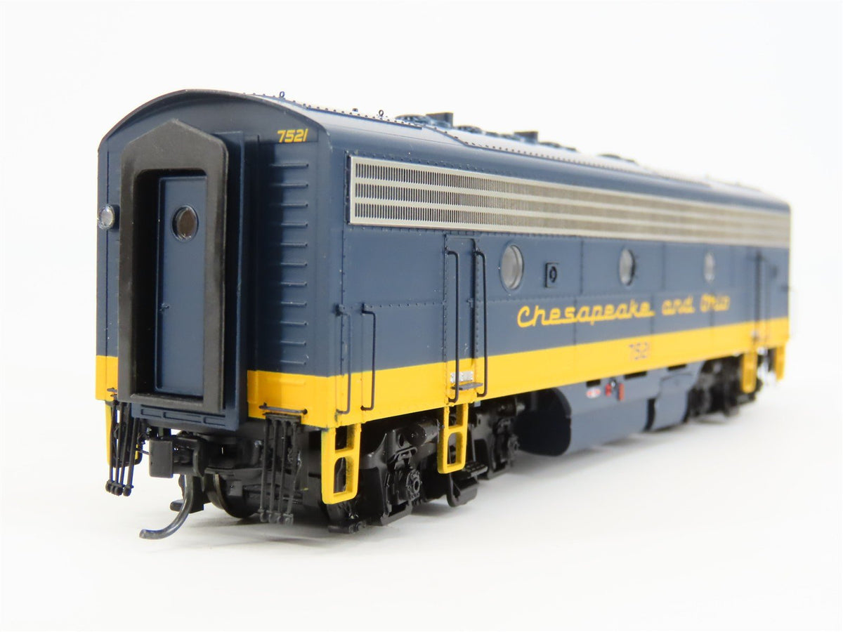 HO Walthers Proto 920-40912 C&amp;O Chesapeake &amp; Ohio F7A/B Diesel Set w/DCC &amp; Sound