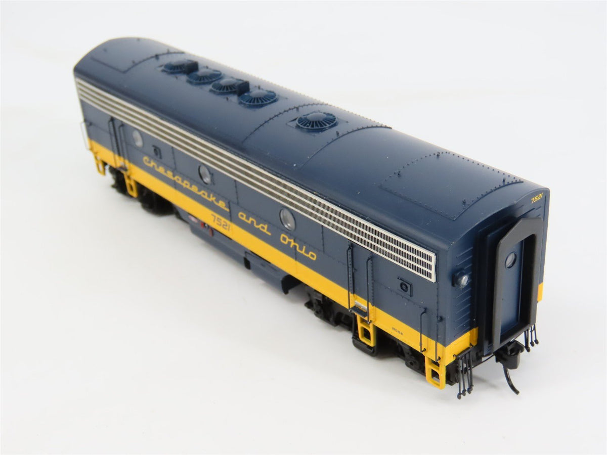 HO Walthers Proto 920-40912 C&amp;O Chesapeake &amp; Ohio F7A/B Diesel Set w/DCC &amp; Sound