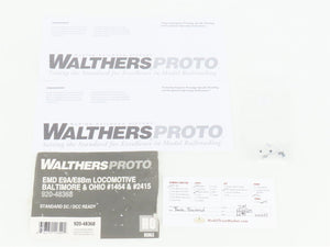 HO Walthers Proto 920-48368 B&O Baltimore & Ohio E9A/E8Bm Diesel Set - DCC Ready