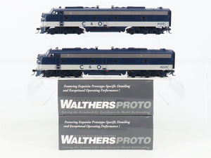 HO Walthers Proto 920-42910 C&O Chesapeake & Ohio E8A/A Diesel Set w/DCC & Sound