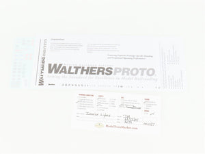 HO Walthers Proto 920-14843 PC/AMTK Budd 85' Metroliner Electric w/ DCC & Sound